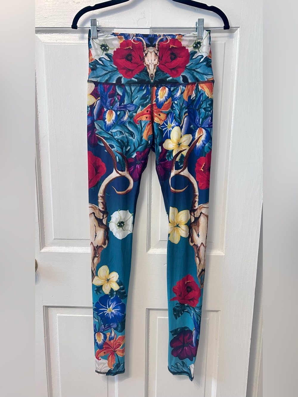 Yoga Democracy Colorful Patterned Legging Women’s Size M
